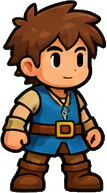 The original concept reference image for the hero character