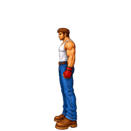 Street brawler kick animation