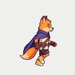 Fox hero run cycle