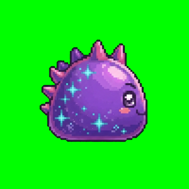 Violet spike slime enemy anchor