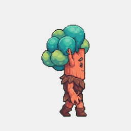 Swaying tree idle animation