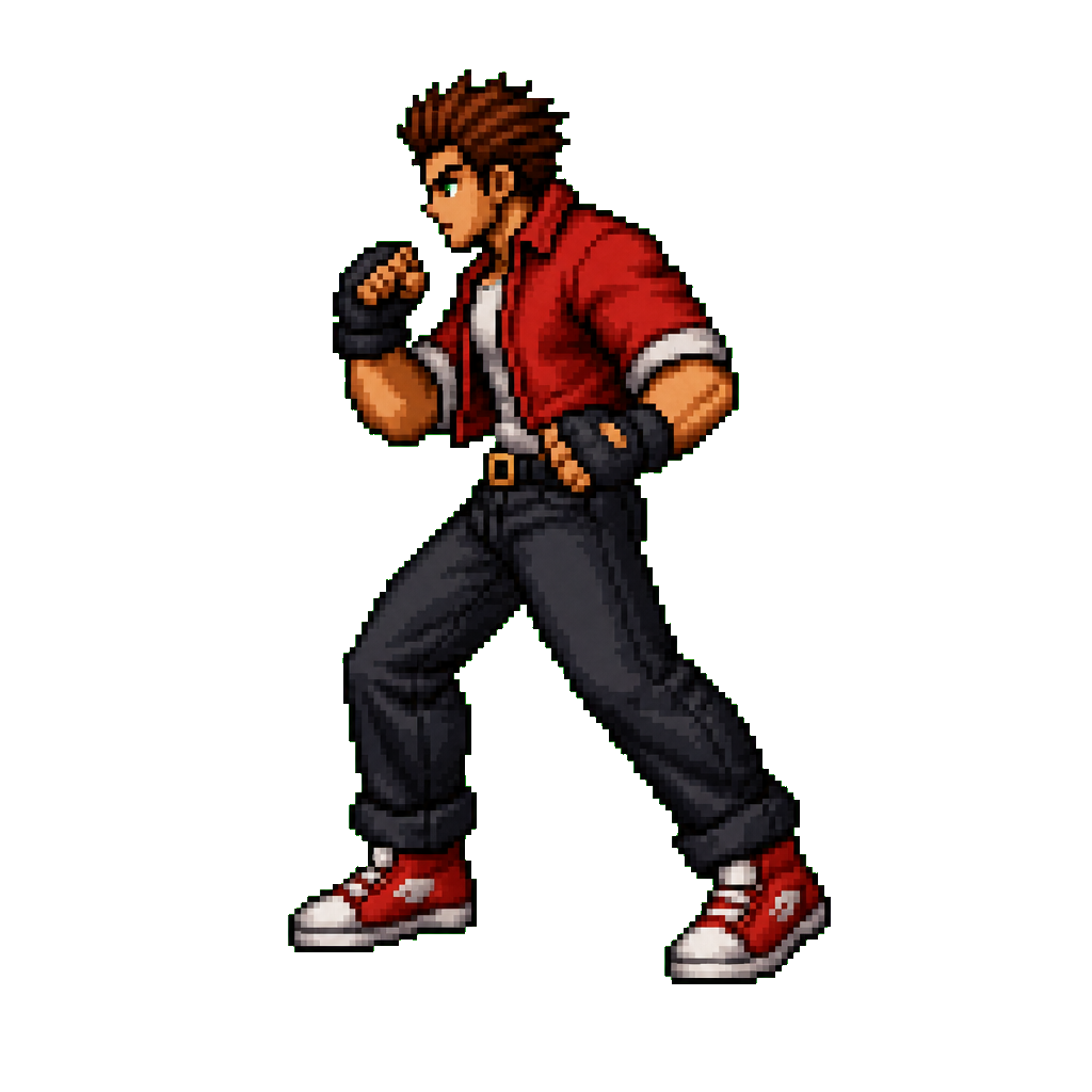 Red brawler character anchor